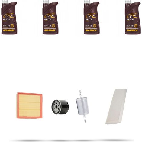 Kit tagliando 4 FILTRI e 4L OLIO compatibile con Opel Tigra TwinTop 1.8 16v 92kw Dal 2004 al 2009 (1/5)
