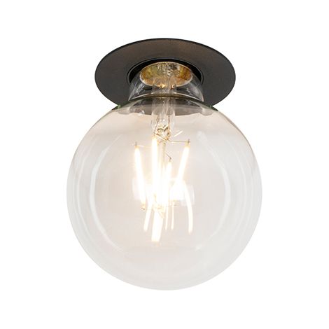 Modern Recessed Spotlight Black Round - Insight (1/5)