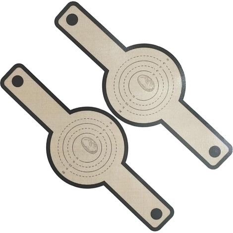2 Pièces Tapis De Cuisson Pour Friteuse À Air Plaque De Cuisson Casseroles Tapis En Silicone Fournitures De Cuisson Du Bonne Poêle À Griller Rôtissoire Petit Tapis En'Comme Montré'55.50X21.00X0.70CM (1/5)