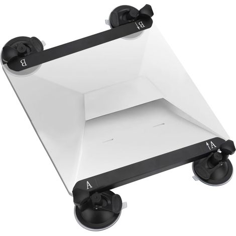Support à Ventouse pour Voiture Compatible avec Starlink Mini, Kit de Montage Satellite 2 en 1 et Étui de Protection en Silicone avec Ventouses Solides pour Fenêtre de Voiture,Toit Ouvrant