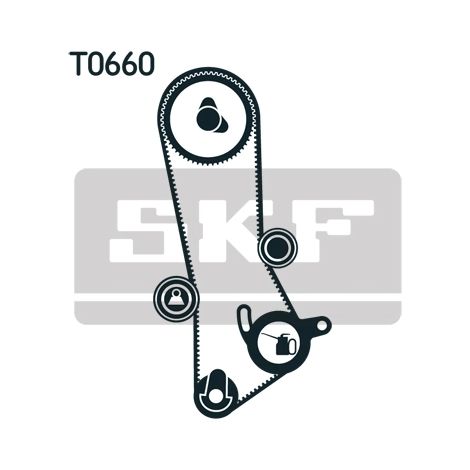 Kit de courroie crantée SKF VKMA 91400 TOYOTA 13503-11030 13503-11040