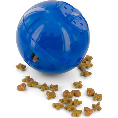 Blu: Giocattolo Slimcat con porta snack per gatti (1/2)