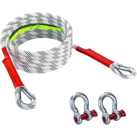 Corde de remorquage de voiture, fiable et robuste, résistante à l'usure, capacité de 3 tonnes, 5 m (1/5)