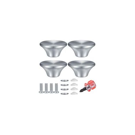 Set mit 4 Topfdeckelknöpfen, Ersatzgriffen kompatibel mit Le Creuset, Aldi Lodge, Topfdeckelgriffen - Crezuo