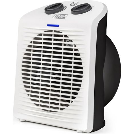 Termoventilatore da Tavolo BXSH2000E 2000W Regolabile Protezione IP21 e Sicurezza Antiribaltamento Black&Decker (1/5)