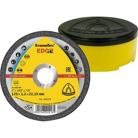 25 Stück Trennscheibe EDGE Special 115 x 1,2 mm gerade Klingspor (1/2)
