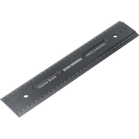 Multifunktionales Lineal aus Aluminiumlegierung zum Markieren, Messen und Zeichnen, Präzisions-Markierwerkzeug für die Holzbearbeitung (1/5)