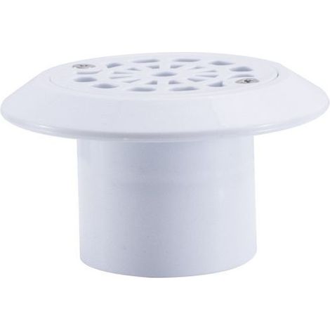 Siphon de Sol de Piscine, Siphon de Sol de Piscine, Siphon de Sol en Plastique, Sortie d'eau de Piscine en Plastique, Entrée d'eau de Siphon de Sol Blanc pour Piscines (1/5)