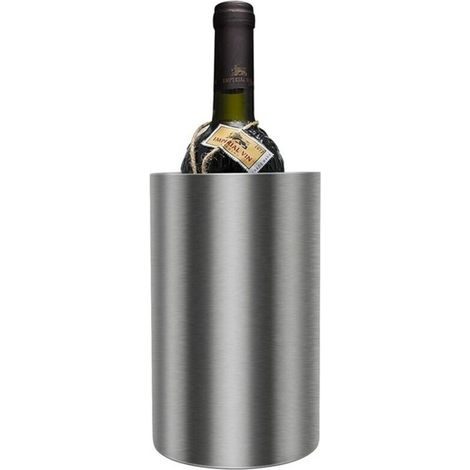 Refroidisseur à vin en acier inoxydable argenté, accessoires à vin