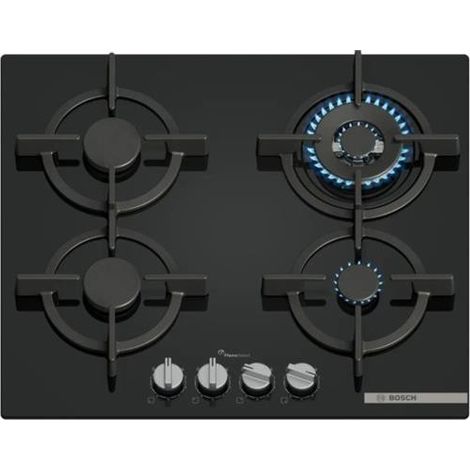 Bosch Serie 6 PPH6A6I10 hobs Negro Integrado 60 cm Encimera de gas 4 zona(s)