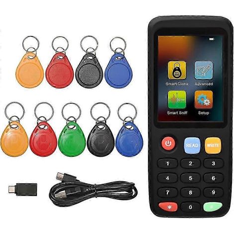 Copieur/lecteur/graveur de cartes NFC RFID X7 compatible avec le lecteur/graveur de cartes à puce multifréquences Pro FDQ (1/5)