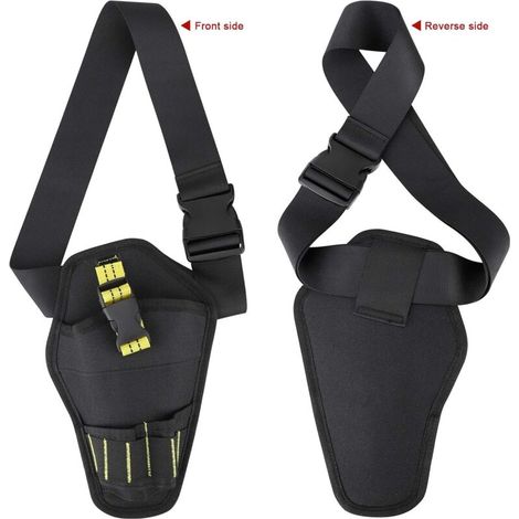 Ceinture Porte Outil,Outil holster ceinture avec Ceinture Ajustable et Boucles Ouvertes pour Ranger les Outils et Perceuse