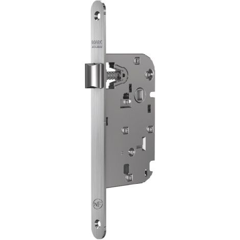 Serrure à encastrer7190 axe 40 NF - MARQUES SA              40                                        70          Blanc    A Fouillot        Sans                  Bec de cane