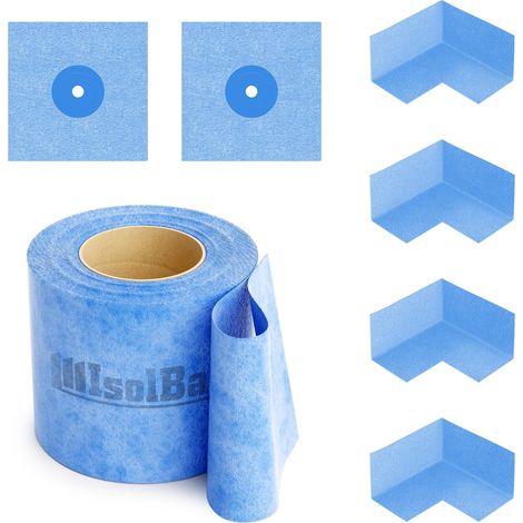 Isolbau Dichtset Dichtband 20m Bandset Bad Innenecke Dusche Dichtmanschetten (1/5)