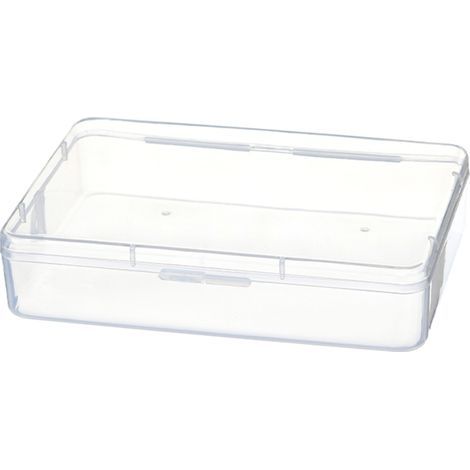 Disposable-Mask Storage Box Portable Transparent Desktop Facial-Mask Case with Lid (1/4)