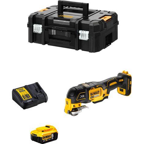 Multi-Herramienta DeWALT DCS355P1T (1 x 5,0 Ah + DCB115 + TSTAK II) (1/5)