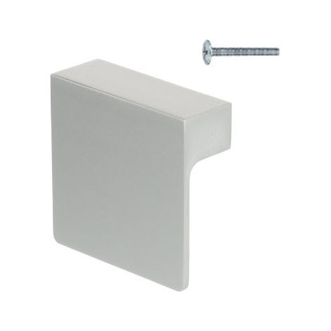 Tirador cuadrado para muebles, aluminio anodizado, 32 mm, Riex XK16 (1/5)