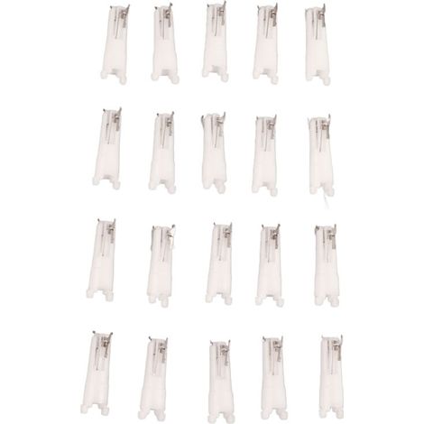 20 pièces Tête de Rechange pour Coupe-Cils Nez Léger Voyage Petit Accessoire Remplacement Tondeuse Nez Hommes (1/5)