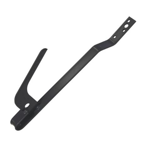 DIMOS - Crochet de sécurité cambré gris graphite RAL 7024 - 460 mm