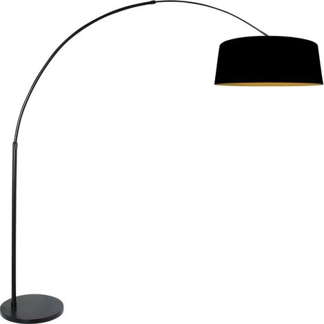 Lampe à arc noir Luma Dark avec teinte noire Ø60cm - 4771ZW (1/3)