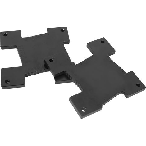 Lot de 2 jauges de profondeur de précision noires pour table de défonceuse, idéales pour le travail du bois et la mesure de hauteur. (1/5)