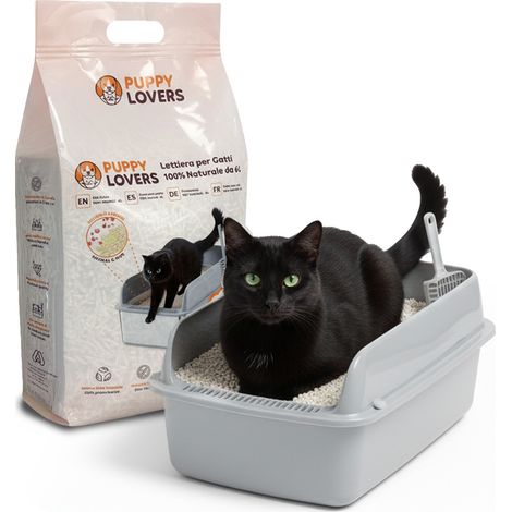 Substrato Assorbente Vegetale 6l - Sabbietta Per Lettiera Gatto 4+2 Omaggio