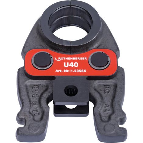 ROTHENBERGER Pressbacke, Compact, U, 40mm - 015358X
