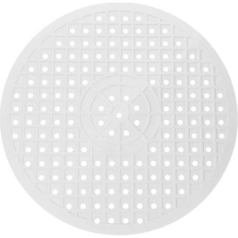 Round rubber kitchen sink mat, center drain mat, dish drying mat for home