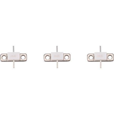 Un atténuateur 20 dB 100 W, type bride, 100 W 20 dB RFP, 100 W 20 dB 100 W, CC -3,0 GHz, 50 ohms, faible ROS, haute puissance. (1/5)