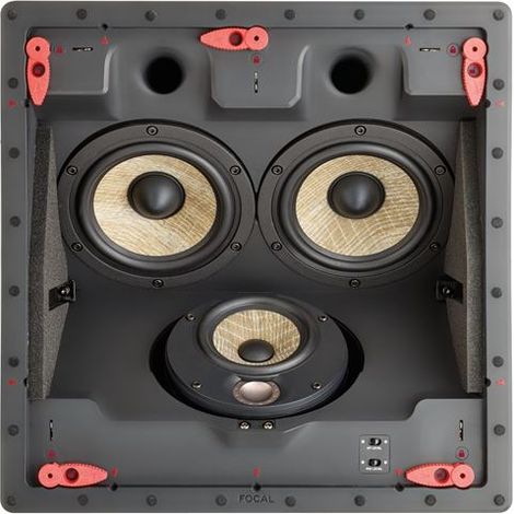 Enceinte Hifi encastrable 300 IC LCR5 – Sensibilité 91 dB – Impédance 8 Ohms – Réponse en fréquence 55 Hz à 28 kHz – Focal