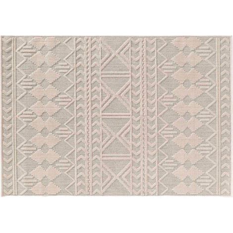 Tapis Déco Tissé "Valam" 120x170cm Naturel (1/5)