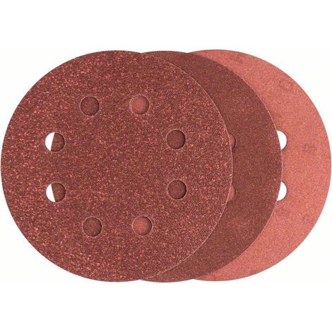 BOSCH 2607019496 25 lijas para lijadora excéntrica Grano 80 120 240 (1/2)