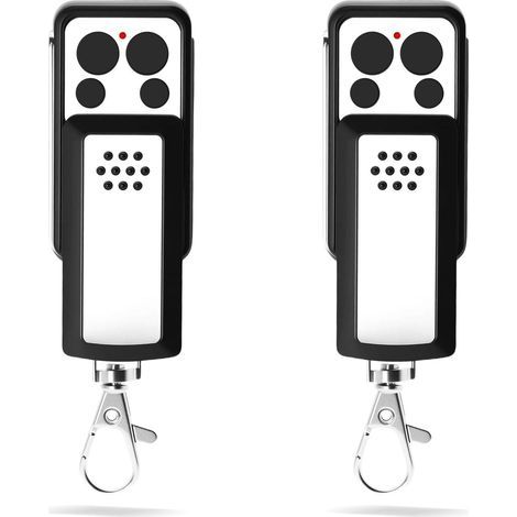 Telecommande Universelle PortailLot de 2 Télécommandes de Portail 433,92 MHz – Compatible avec 114253, OLD 104250, RED 104257, 104251, 104350 – 4 Canaux, Code Tournant, Design à Glissière – Piles Incl (1/4)