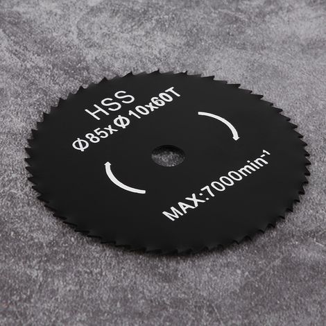 85 x 10 mm Mini-Kreissägeblatt, 60 Zähne, Trennscheibe (1/5)