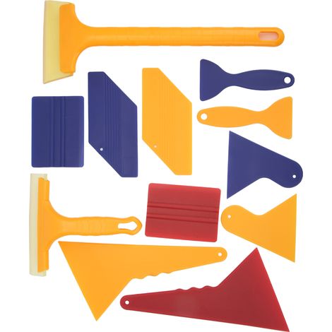 Ensemble de 12 outils pour vitres de voiture, permettant la pose de joints en caoutchouc pour films teintés. (1/5)