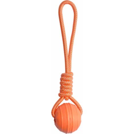 Balle d'exercice Eva pour chien, 33 cm, orange (1/2)