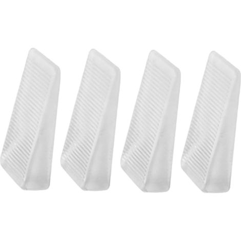 Lot de 4 cales de table en caoutchouc pour niveler meubles (1/5)