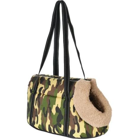 Sac à Main en Bandoulière pour Chiot et Chat, Sacoche pour Chien, Accessoire Idéal pour Petit Animal de Compagnie, Chihuahua, Yorkshire, Outil Portable,taille M (1/5)