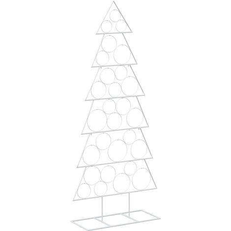 Árbol de Navidad de metal con soporte KUOPIO 180 cm Acero vidaXL (1/5)