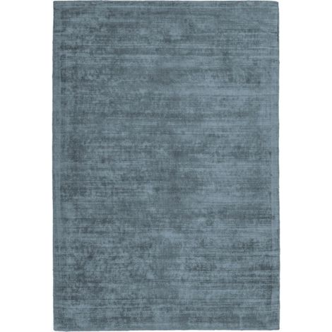 Tapis Tissé à la Main "Village" Bleu 80 x 150 cm (1/2)