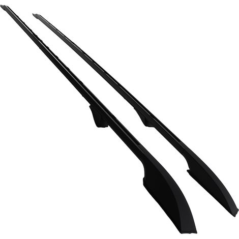 Aluminium Extended Roof Rail Bars Black For Land Rover Discovery 3/4 2004-2018 (1/5)