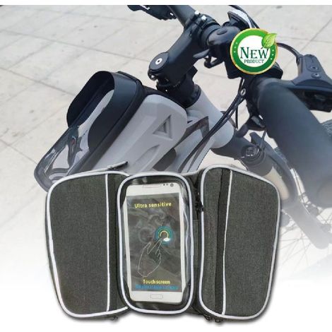 TRADE SHOP - Borsa Custodia Impermeabile Telefono Motocicletta Bicicletta Manubrio Bag Zx-9425 - (1/3)