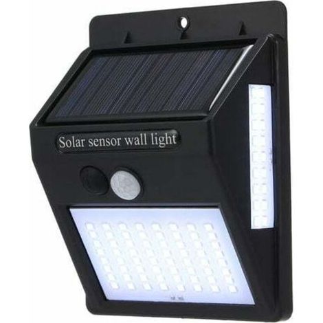 Applique Solaire 100Led, Etanche Ip65, Lampe A Detecteur D'Economie D'Energie (1/5)
