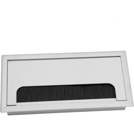 Câble carré en aluminium pour ordinateur de bureau, trou d'insertion de sortie rangé, couvercle supérieur (moyen) (1/5)