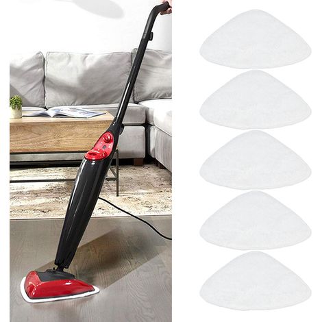5CPS Compatible avec le chiffon de rechange pour balai vapeur Vileda O-Cedar, tapis de balai en microfibre (1/5)