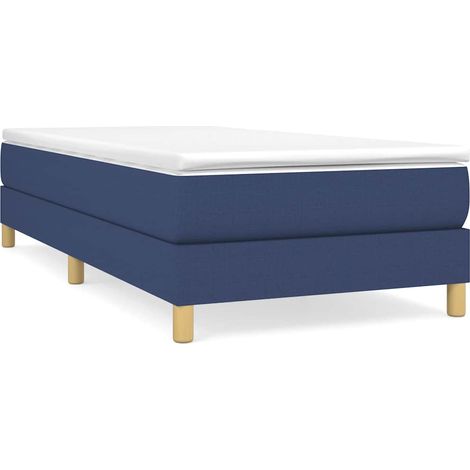 Maison Exclusive - Boxspringbettgestell Blau 80x200 cm Stoff