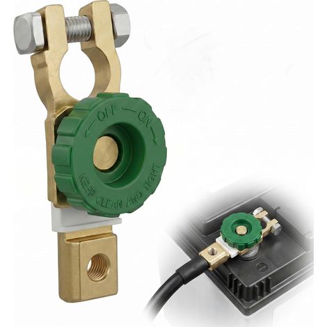 Interrupteur de Déconnexion Universel Coupe Circuit Batterie 6V 12V 24V (1/5)