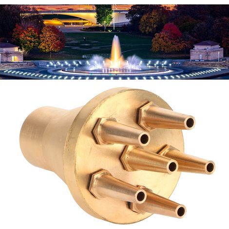Pulvérisateur fontaine G1" DN25 – filetage femelle laiton – arroseur paysage – bassin jardin (1/5)
