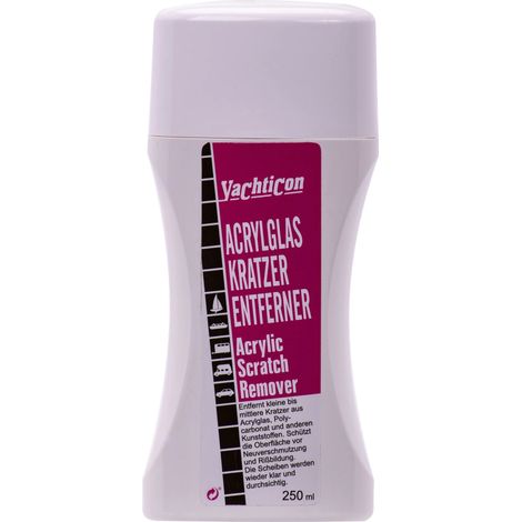 Riparazione acrilico, Elimina graffi plexiglass, Pulizia acrilico, 250 ml