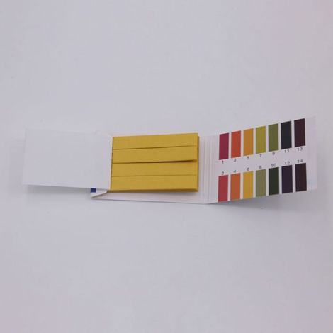 Papier test pH 1-14, paquet de 4, 320 bandelettes (1/5)